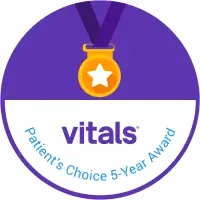 Vitals Patient Choice 5-year award